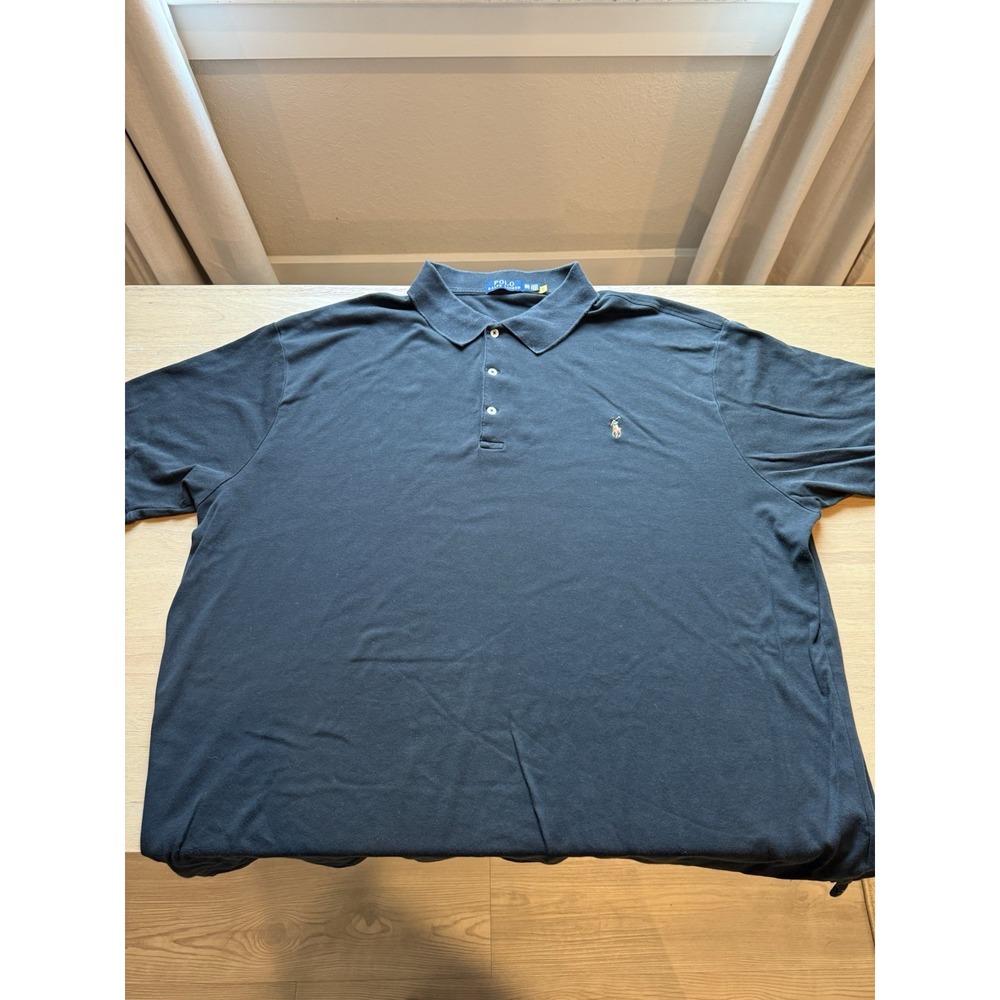 Polo Ralph Lauren Men's Short Sleeve Polo Shirt Black Size 3XB